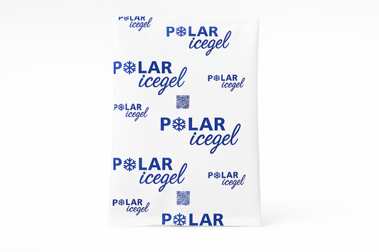 Bolsa de hielo para transporte refrigerado reutilizable de 740 g.